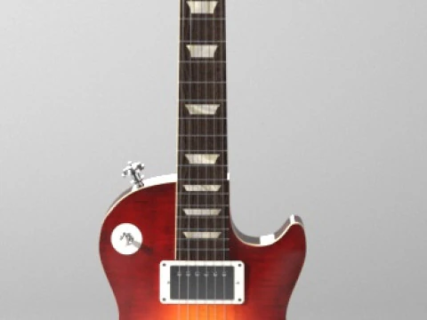 Guitar Gybson Les Paul 3D Model