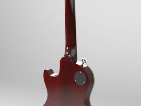 Guitar Gybson Les Paul 3D Model