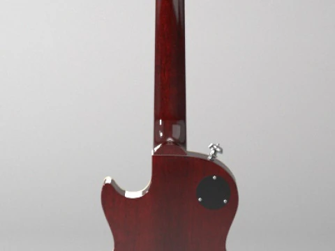 Guitar Gybson Les Paul 3D Model