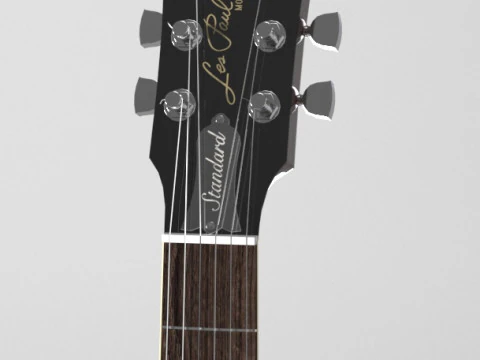 Guitar Gybson Les Paul 3D Model