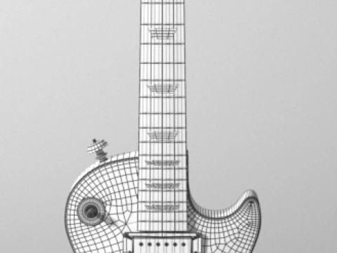 Guitar Gybson Les Paul 3D Model