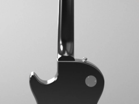 Guitar Gybson Les Paul 01 3D Model