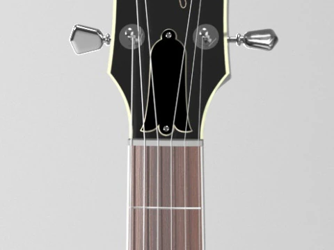 Guitar Gybson Les Paul 01 3D Model