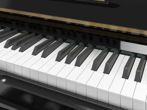 Piano Modèle 3D