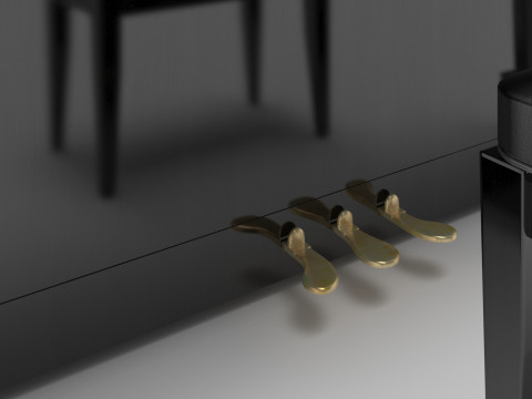 ピアノ 3Dモデル