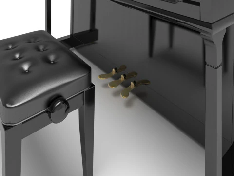 Piano Modèle 3D