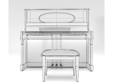 Piano Modèle 3D