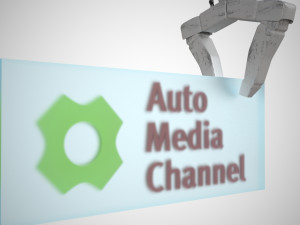 generic logo position animation Model 3D