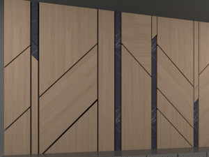 tv wall Modello 3D