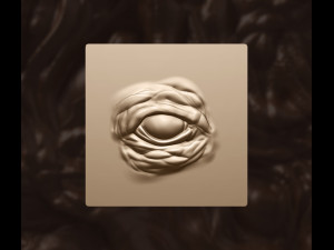Monster or mutant eyes and tumors organic sculpting VDM brush set for Zbrush 3D 模型