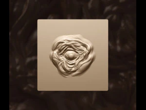 Conjunto de pinc&eacute;is VDM para escultura org&acirc;nica de olhos e tumores de monstros ou mutantes para Zbrush Modelo 3D