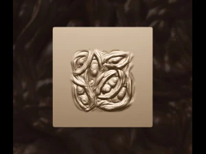 Conjunto de pinc&eacute;is VDM para escultura org&acirc;nica de olhos e tumores de monstros ou mutantes para Zbrush Modelo 3D