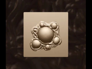 Conjunto de pinc&eacute;is VDM para escultura org&acirc;nica de olhos e tumores de monstros ou mutantes para Zbrush Modelo 3D