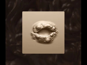 Conjunto de pinc&eacute;is VDM para escultura org&acirc;nica de olhos e tumores de monstros ou mutantes para Zbrush Modelo 3D