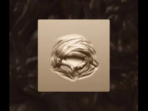 Conjunto de pinc&eacute;is VDM para escultura org&acirc;nica de olhos e tumores de monstros ou mutantes para Zbrush Modelo 3D