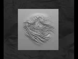 8 个适用于 Zbrush 的动物或生物毛发和毛皮 VDM 笔刷套装 3D 模型