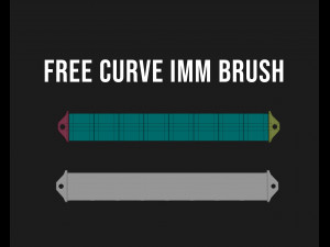 30 electric metal rock guitar music instrument shapes IMM brush set Zbrush obj and fbx files 3D Model