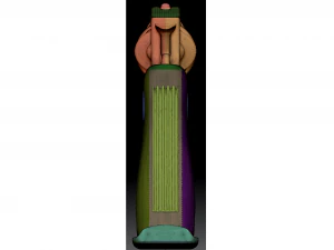 콜트 은뱀 3D 모델