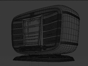 old soviet retro radiostation zvezda-54 3D Model