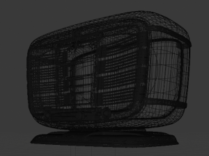 old soviet retro radiostation zvezda-54 3D Model