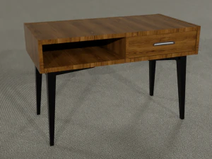 Ultimate old wood furniture set low-poly 3D Model