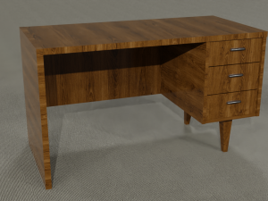 Ultimate old wood furniture set low-poly 3Dモデル