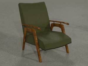 Ultimate old wood furniture set low-poly 3D Model