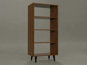 Ultimate old wood furniture set low-poly 3D Model