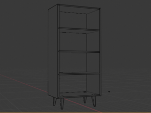 Ultimate old wood furniture set low-poly 3Dモデル
