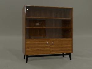Ultimate old wood furniture set low-poly 3D Model