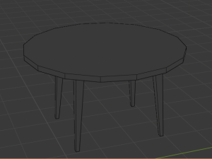 Ultimate old wood furniture set low-poly 3Dモデル