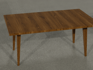 Ultimate old wood furniture set low-poly 3Dモデル