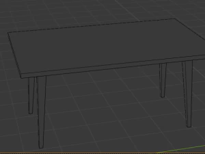 Ultimate old wood furniture set low-poly 3D Model