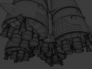 Soyz-2 rocket russian space rocket 3D 模型