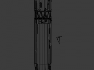 Soyz-2 rocket russian space rocket 3D 模型