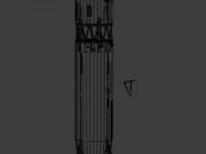 Soyz-2 rocket russian space rocket 3D Model