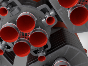 Soyz-2 rocket russian space rocket 3D 模型