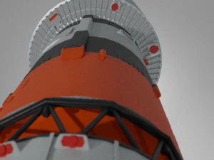 Soyz-2 rocket russian space rocket 3D Model