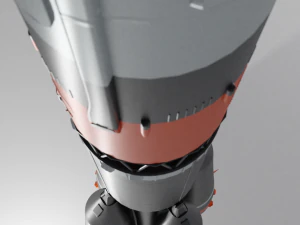 Soyz-2 rocket russian space rocket 3D Model