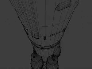 Soyz-2 rocket russian space rocket 3D Model