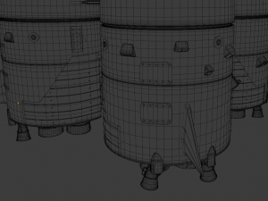 Soyz-2 rocket russian space rocket 3D 模型