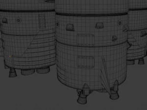 Soyz-2 rocket russian space rocket 3D Model