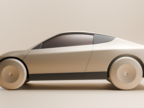 Tesla Cybercab Robotaxi Realistic Ready-for-Use High-Poly 3D Model