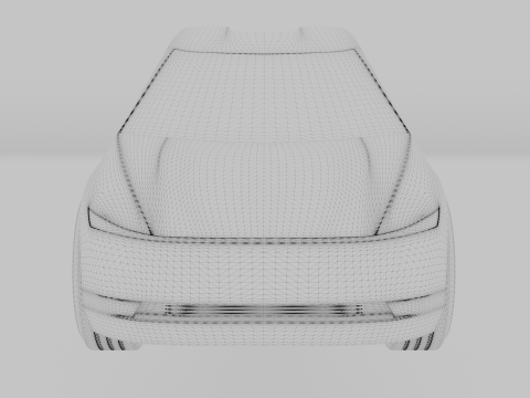 Tesla Cybercab Robotaxi Realistic Ready-for-Use High-Poly 3D Model