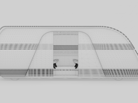 Tesla Robovan Robotaxi Realistic Ready-for-Use With Interior HP 3D Model
