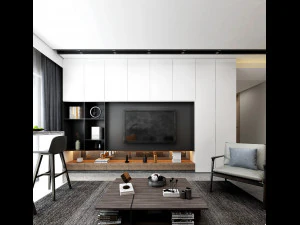 sala de estar modernav-ray Modelo 3D