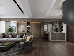 modern living roomv-ray Modelo 3D