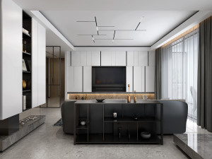 modern living roomv-ray 3D Model