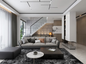 modern living roomv-ray 3D 모델