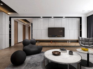 modern living roomv-ray Modelo 3D